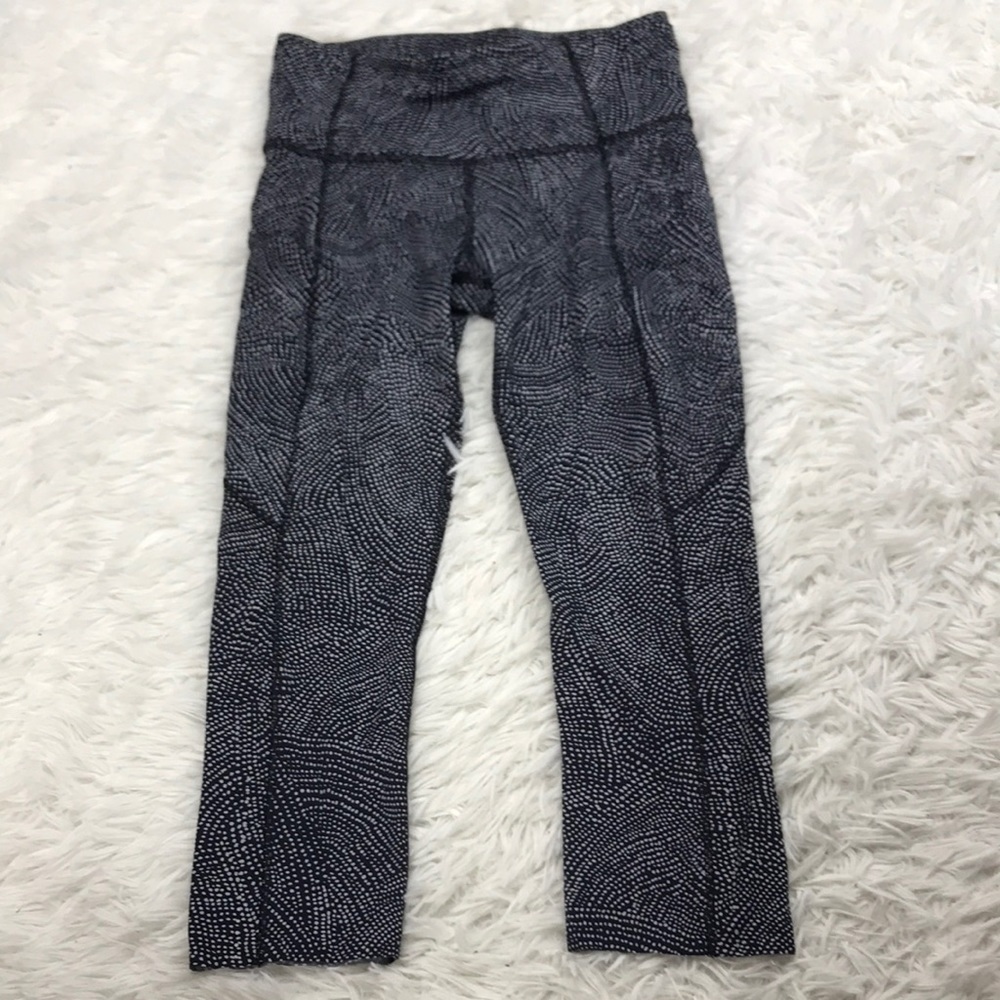 Lululemon Fast and Free Crop II 19" *Nulux
Free Spirit Ice Grey Black